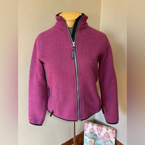 WOOLRICH Full Zip Technowool Jacket John Rich & Bros Purple Women’s S